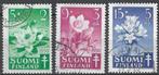 Finland 1950 - Yvert 368-370 - Tegen de Tuberculose (ST), Timbres & Monnaies, Timbres | Europe | Scandinavie, Affranchi, Finlande