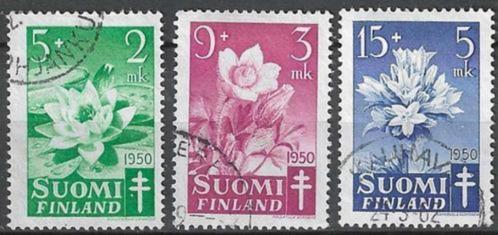 Finland 1950 - Yvert 368-370 - Tegen de Tuberculose (ST), Postzegels en Munten, Postzegels | Europa | Scandinavië, Gestempeld