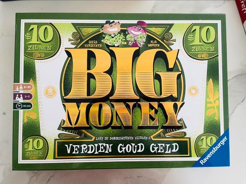 Big Money gezelschapspel, Hobby en Vrije tijd, Gezelschapsspellen | Bordspellen, Zo goed als nieuw, Ophalen of Verzenden