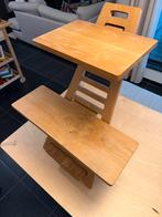 Upstaa stabureau massief eik, Ophalen, Gebruikt