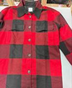 Veste à carreaux H&M - L pour homme, rouge et noir, Enlèvement ou Envoi, Comme neuf, Taille 52/54 (L), Rouge