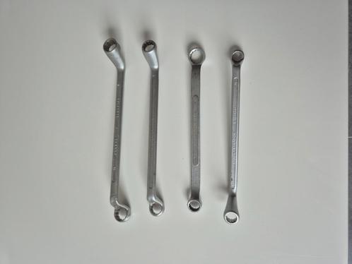 Lot 4 clés à œil – 10 à 15 mm – 8 €, Auto diversen, Autogereedschap, Zo goed als nieuw, Ophalen of Verzenden