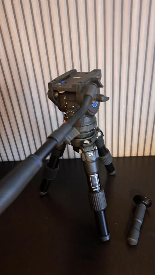 Benro Video Hi-Hat+ video-vloeikop in topstaat, Audio, Tv en Foto, Professionele apparaten, Zo goed als nieuw, Video, Ophalen of Verzenden