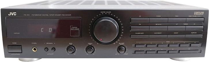 JVC RX-212 Digital Synthesizer Receiver, Audio, Tv en Foto, Versterkers en Ontvangers, Stereo, JVC, Ophalen of Verzenden