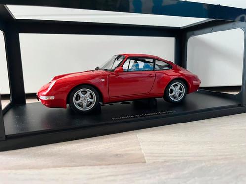Porsche 993 Carrera 1995 #78132 Autoart 1:18, Hobby en Vrije tijd, Modelauto's | 1:18, Zo goed als nieuw, Auto, Autoart, Ophalen of Verzenden