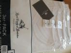 Polo club heren shirts (ondergoed) maat M,nieuw in verpakkin, Maat 48/50 (M), Wit, Nieuw, Polo club
