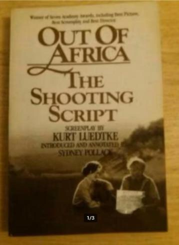 Boek Out of Africa - The shooting script beschikbaar voor biedingen