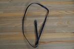 F110. Ceinture noire brillante de 90 cm pour fille, Kleding | Dames, Riemen en Ceinturen, Zwart, 90 tot 100 cm, Heupriem, Ophalen of Verzenden