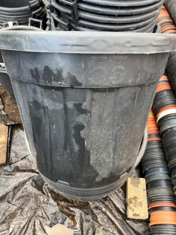 Heel grote plantenkuip 49 x 41 cm, Tuin en Terras, Bloempotten, Zo goed als nieuw, Kunststof, Binnen, Balkon, Tuin, 40 tot 70 cm