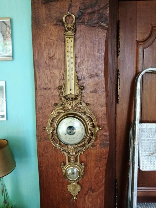 THERMOMETRE + BAROMETRE, Huis en Inrichting, Woonaccessoires | Thermometers, Gebruikt, Binnenthermometer, Ophalen