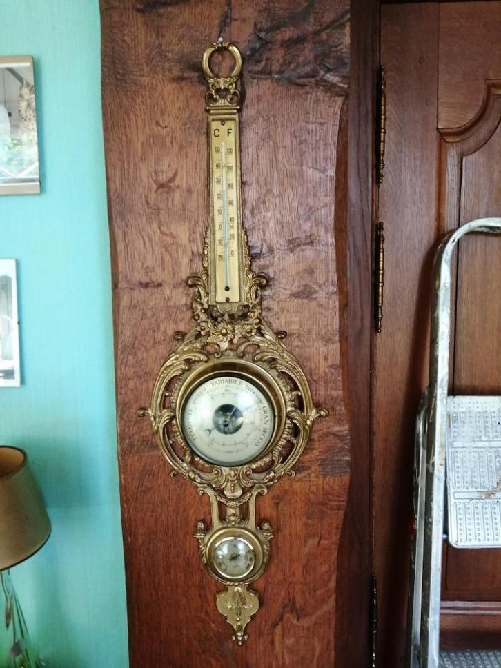 THERMOMETRE + BAROMETRE, Huis en Inrichting, Woonaccessoires | Thermometers, Gebruikt, Binnenthermometer, Ophalen