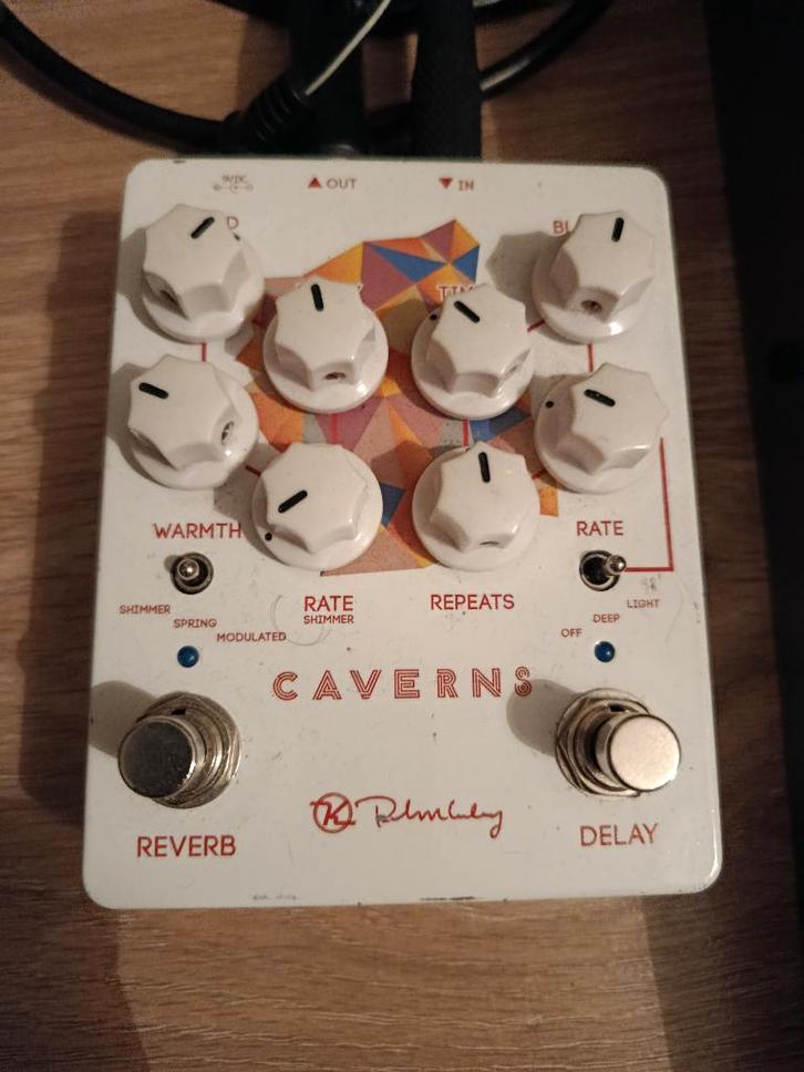 Keeley caverns V2 reverb delay pedaal gemaakt in de VS, Muziek en Instrumenten, Effecten, Gebruikt, Reverb, Ophalen