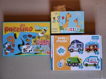 Set van 3 puzzels voor kleine kinderen beschikbaar voor biedingen