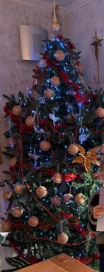 2,20 mooie kunst kerst boom met ballen slingers lampjes, Diversen, Kerst, Ophalen, Zo goed als nieuw