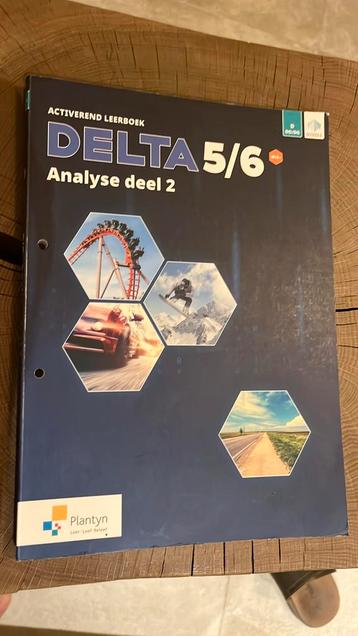Delta 5/6. Analyse deel 2. Handboek wiskunde, Enlèvement, Comme neuf