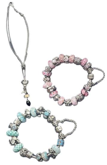 pandora, troll beads, charlot borgen design, Pandora, 4 bracelets à breloques ou plus, Verre ou Cristal, Enlèvement