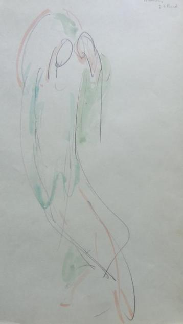 RAOUL LEJEUNE / DANSE J.S. BACH / ORIGINEEL WERK / 33x23cm beschikbaar voor biedingen