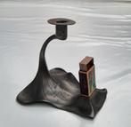 Antieke art nouveau kaarsenhouder, Antiek en Kunst, Ophalen of Verzenden