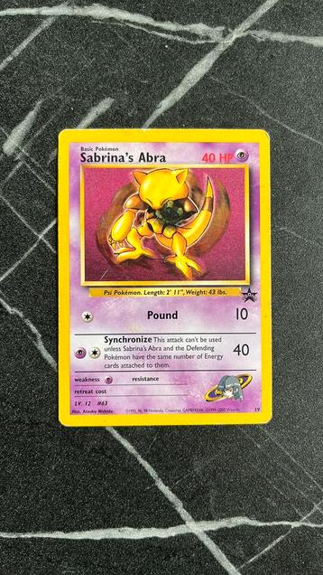 Sabrina’s abra Promo 1999 beschikbaar voor biedingen