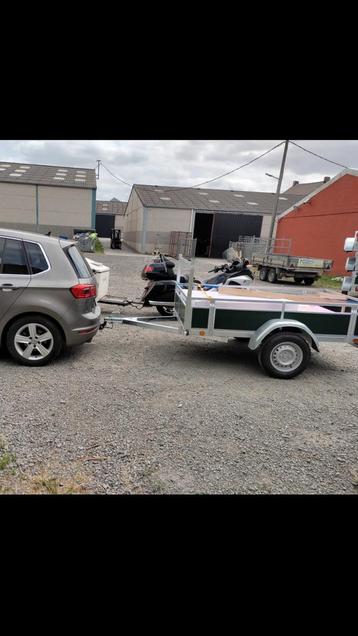 Remorque quasi neuve 2.35 de long essieu Knokk, Autos : Divers, Remorques, Enlèvement, Comme neuf