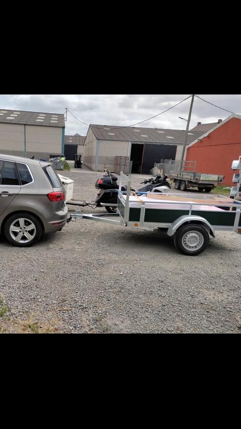 Remorque quasi neuve 2.35 de long essieu Knokk, Auto diversen, Aanhangers en Bagagewagens, Zo goed als nieuw, Ophalen