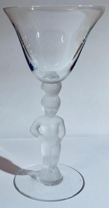 Service de 6 verres à cocktail en cristal pieds Manneken Pis beschikbaar voor biedingen