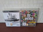 2 playstation 3 games dj hero 1 en 2, Ophalen of Verzenden, Gebruikt