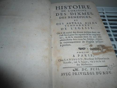 Ancien Manuscrit Fin 17éme ( 1692 )dans son jus mais état TR, Antiquités & Art, Antiquités | Livres & Manuscrits, Enlèvement ou Envoi