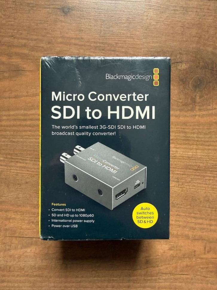 Blackmagic Design Micro Converter SDI  HDMI, Audio, Tv en Foto, Converters, Nieuw, Ophalen of Verzenden