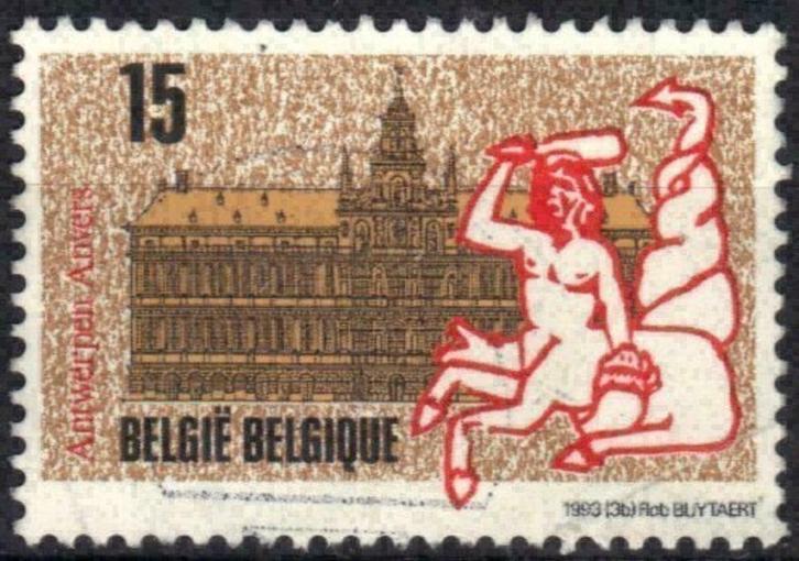 Belgie 1993 - Yvert/OBP 2496 - Europese hoofdstad (ST), Postzegels en Munten, Postzegels | Europa | België, Gestempeld, Europa