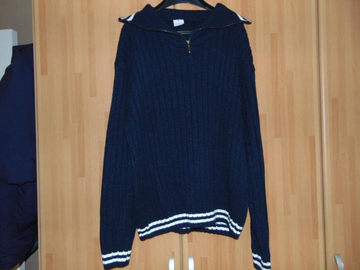 Schipperstrui nieuwstaat, Kleding | Heren, Truien en Vesten, Zo goed als nieuw, Maat 52/54 (L), Blauw, Ophalen of Verzenden