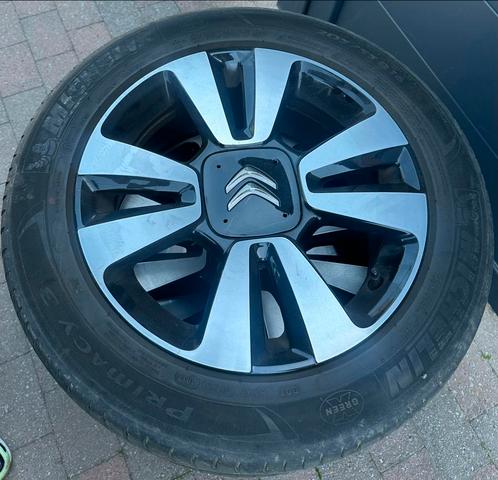 4 Citroën velgen met Vredestein banden 205/55 R16, Auto-onderdelen, Banden en Velgen, Banden en Velgen, 16 inch, 205 mm, Gebruikt