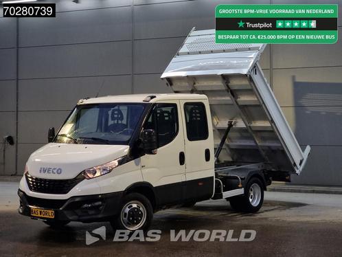 Iveco Daily 35C14 Open Laadbak Dubbel Cabine Dubbellucht 3,5, Auto's, Bestelwagens en Lichte vracht, Bedrijf, Te koop, Airconditioning