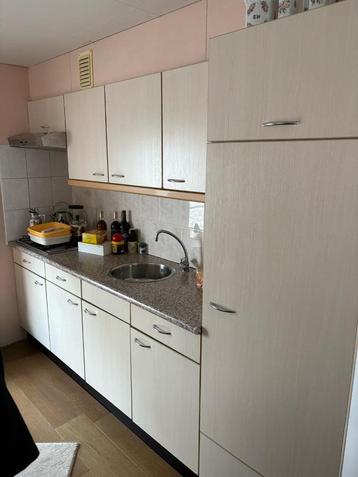 Keuken 3 meter met wasbak en gasfornuis, Huis en Inrichting, Ophalen, Gebruikt, Enkelwandige keuken, Hout