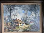 peinture huile sur toile signée par JJ FOULON "Campagne", Ophalen
