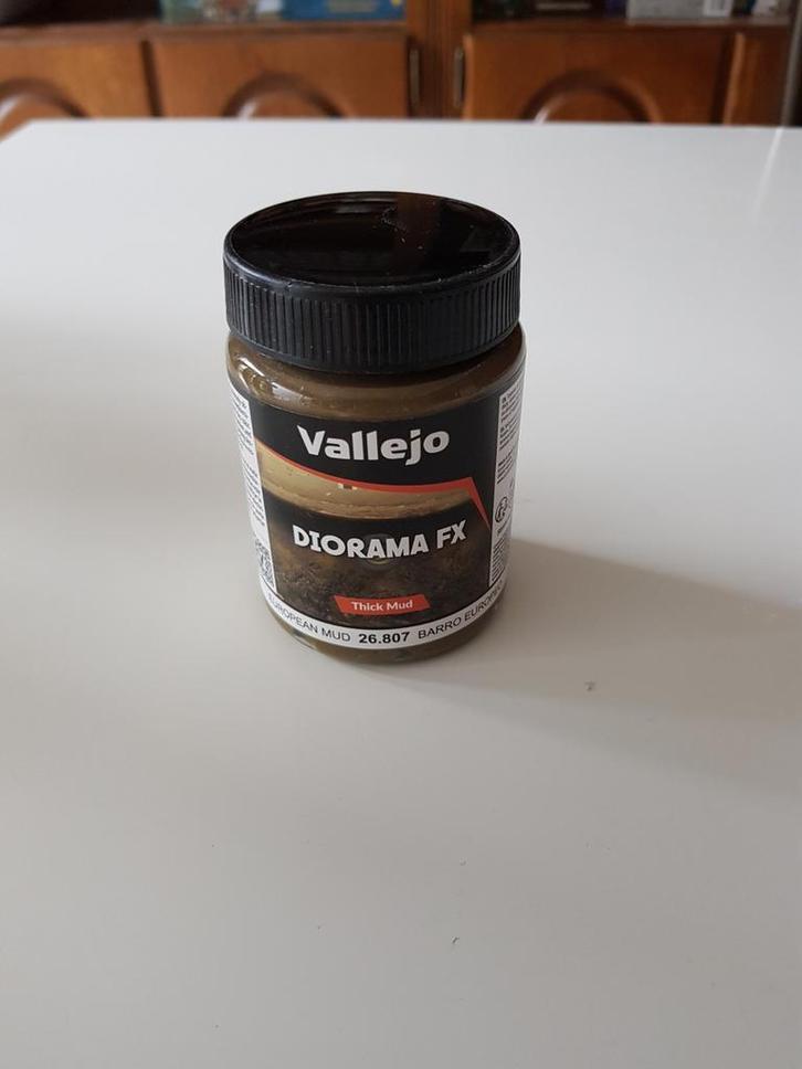 vallejo diorama FX, thick mud, european mud, nieuw, Hobby en Vrije tijd, Wargaming, Nieuw, Ophalen of Verzenden