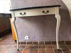 Consoletafel, stenen blad met 2 poten., Huis en Inrichting, Ophalen, Gebruikt, 50 tot 100 cm, 25 tot 50 cm