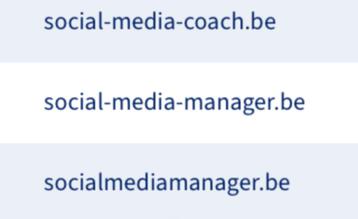 domeinnaam social media te koop beschikbaar voor biedingen