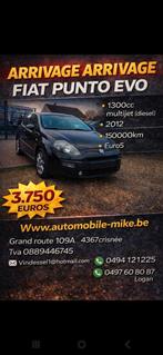 Fiat punto evo 2012 multijet 150000km, Auto's, Fiat, Bedrijf, Diesel, Punto, Te koop