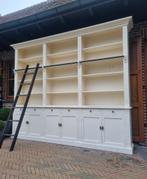 Massief houten boekenkast/bibliotheekkast GRATIS LEVERING, Ophalen of Verzenden, Zo goed als nieuw