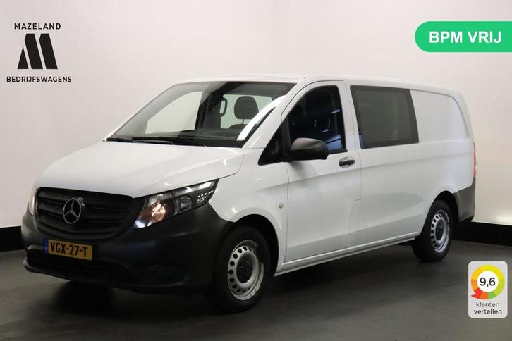 Mercedes-Benz Vito 110 CDI Lang Dubbel cabine EURO 6 - A/C c, Auto's, Bestelwagens en Lichte vracht, Bedrijf, ABS, Airconditioning