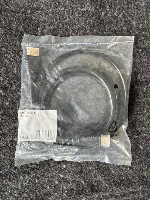LOG-ON HIGH SPEED HDMI KABEL MET ETHERNET 1,5 METER, Computers en Software, Pc- en Netwerkkabels, Nieuw, Ophalen