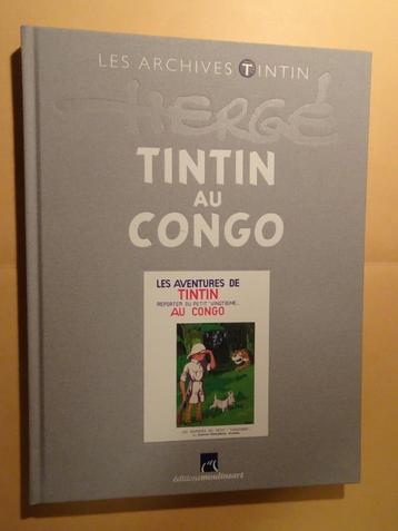 Archive Tintin N&B - Tintin au Congo - Hergé, Enlèvement ou Envoi, Tintin, Comme neuf, Livre ou Jeu