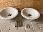 2 duravit ronde wastafels/ lavabo - 38 cm, Ophalen, Gebruikt