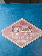 Kartonnen bierreclame, Ophalen