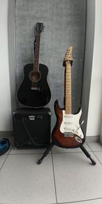 Electrische gitaar Samick én( akoestische gitaar  gratis), Muziek en Instrumenten, Ophalen, Zo goed als nieuw
