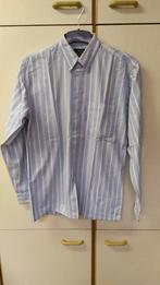 Chemise homme lignée vintage, Tour de cou 39/40 (M), Enlèvement ou Envoi, Comme neuf, Bleu