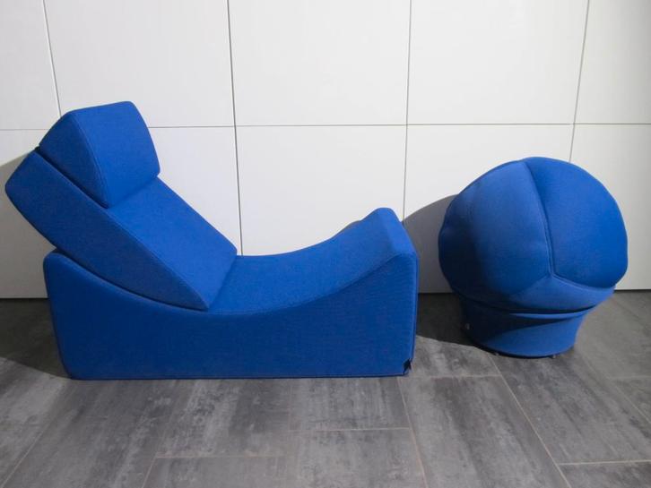 LINA moon chair + Frozen Ball - topstaat, Maison & Meubles, Fauteuils, Comme neuf, Tissus, Enlèvement