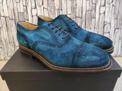 Zampiere blauwe schoenen voor heren - Maat 43, Kleding | Heren, Schoenen, Nieuw, Veterschoenen, Blauw, Verzenden