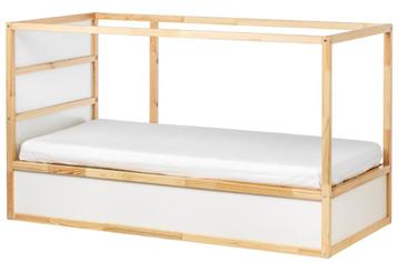 Ikea - Kura - Omkeerbaar bed, 100 cm, Autres couleurs, 210 cm, Une personne